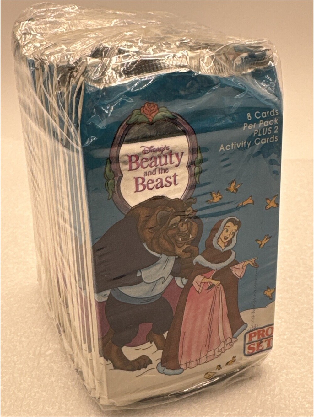 1992 Disney Beauty And The Beast Pro Set Trading Cards 26 Pack Factory Unopened